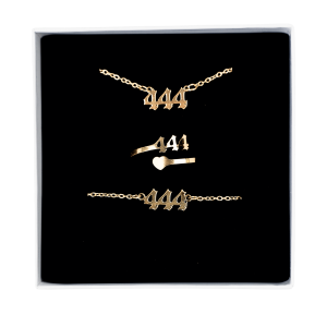 444 Angel Number Jewelry Set, Panidea Jewelry