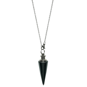 Hematite Pendulum Necklace, Panidea Jewelry