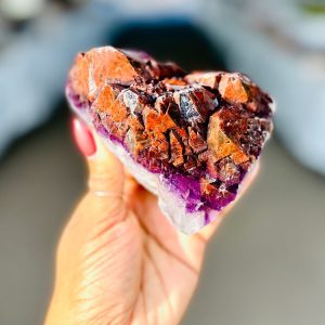 Hematite-Included Amethyst Cluster, Panidea Jewelry