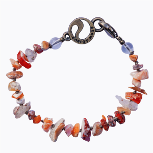 Raw Fire Agate Bracelet, Panidea Jewelry